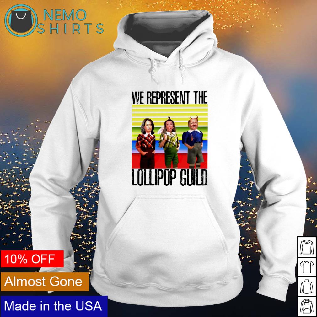 Biden Harris we represent the lollipop guild - Adult & Kids T-Shirts, Sweatshirts & Hoodies apparel design preview 2