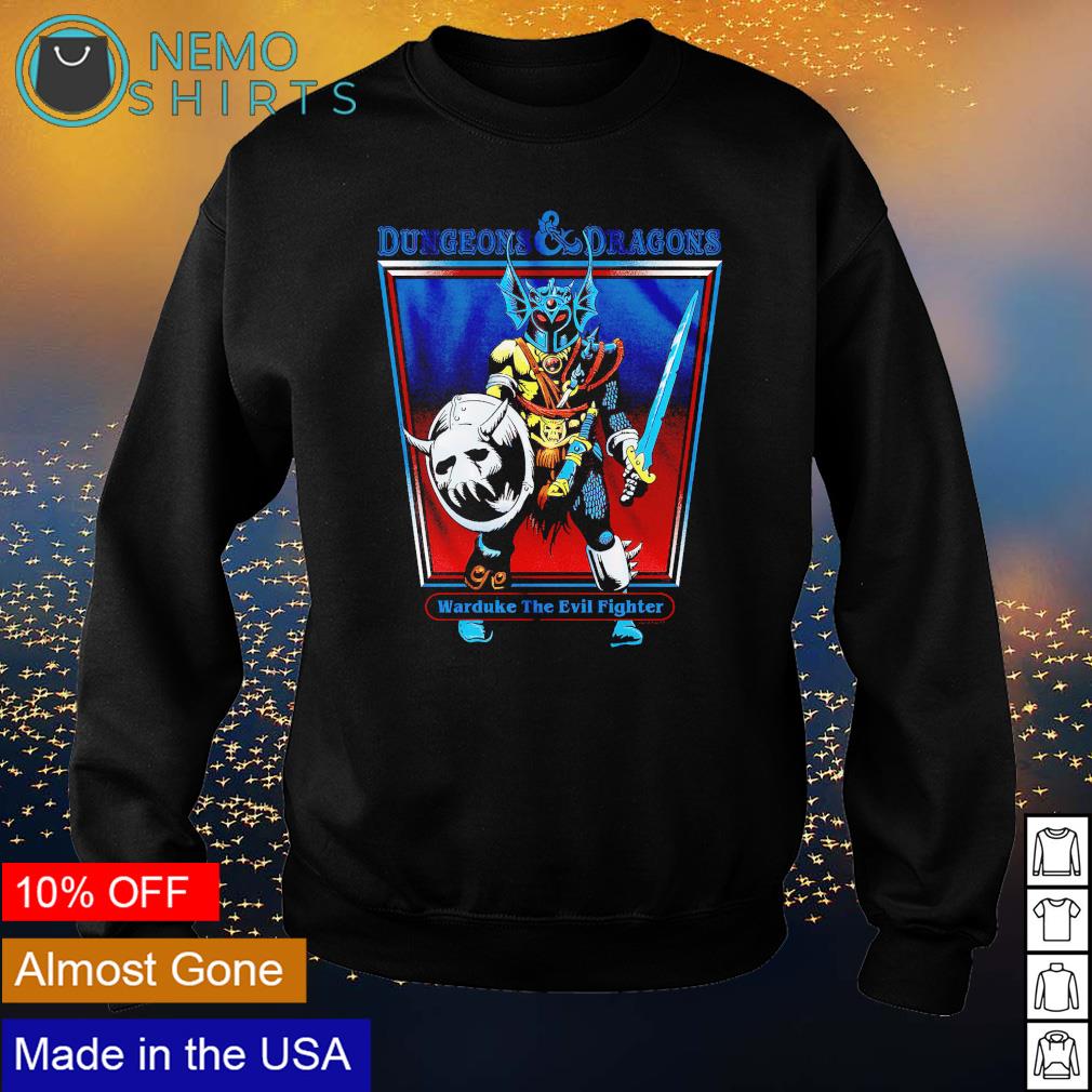 Dungeons and Dragons warduke the evil fighter - Adult & Kids T-Shirts, Sweatshirts & Hoodies apparel design preview 4
