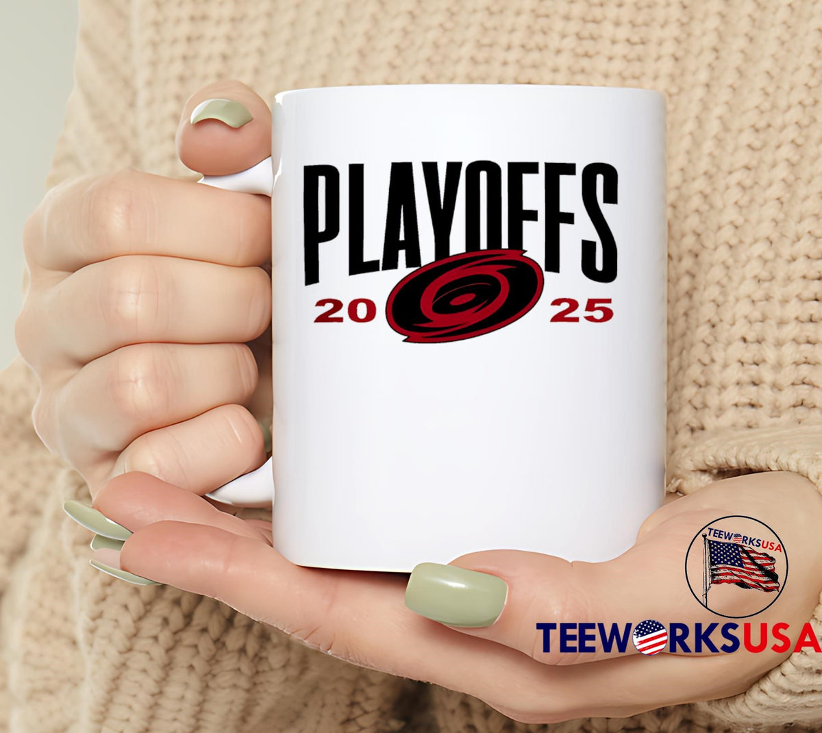 Carolina Hurricanes 2025 Rinky Playoff - Adult & Kids T-Shirts, Sweatshirts & Hoodies apparel design preview 6