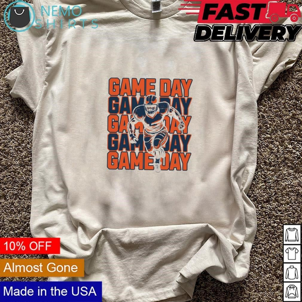 Denver Broncos gameday stacked repeat - Adult & Kids T-Shirts, Sweatshirts & Hoodies apparel design preview 3
