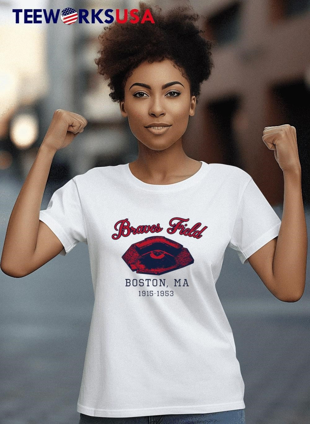 Braves field Boston ma 1915 -1953 - Adult & Kids T-Shirts, Sweatshirts & Hoodies apparel design preview 4