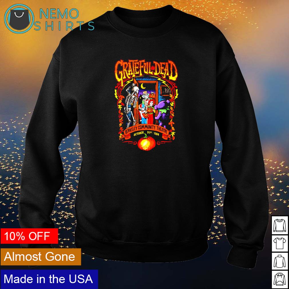 Grateful Dead berkeley community theatre halloween - Adult & Kids T-Shirts, Sweatshirts & Hoodies apparel design preview 4