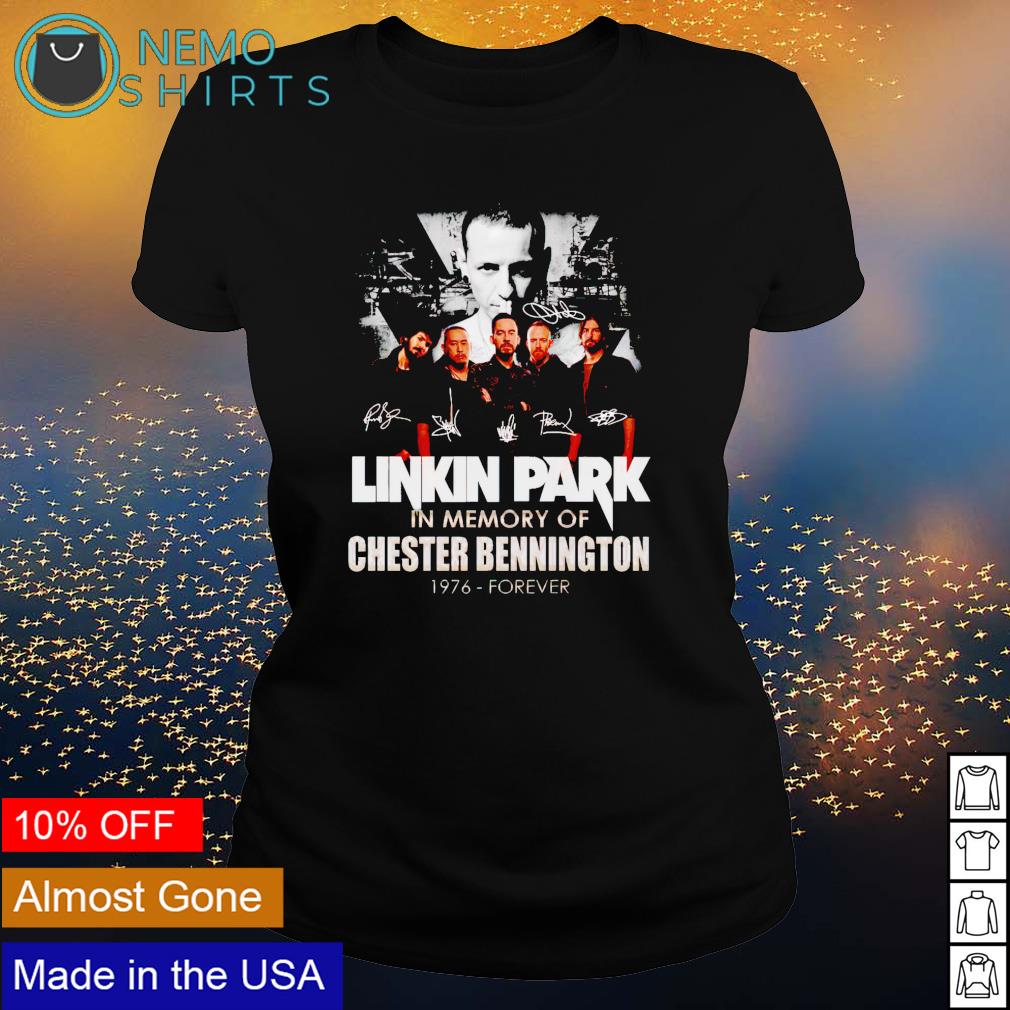 Linkin Park in memory of Chester Bennington 1976 - Adult & Kids T-Shirts, Sweatshirts & Hoodies apparel design preview 3