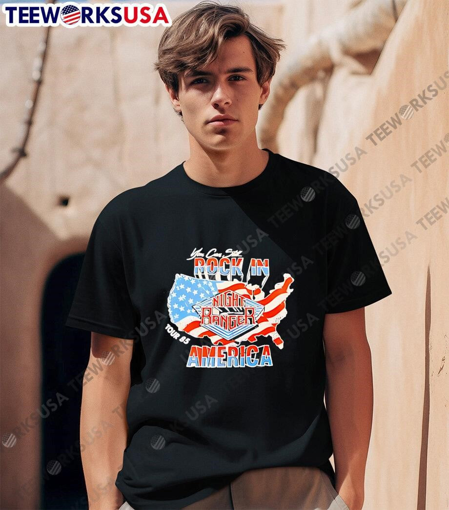 1985 tour vibes with classic rock energy - Adult & Kids T-Shirts, Sweatshirts & Hoodies apparel design preview 1