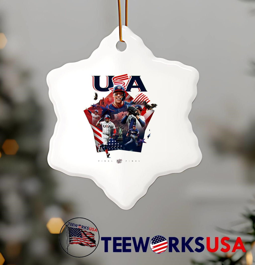 Team Usa Baseball Final For The Third Straight Time - Adult & Kids T-Shirts, Sweatshirts & Hoodies apparel design preview 6