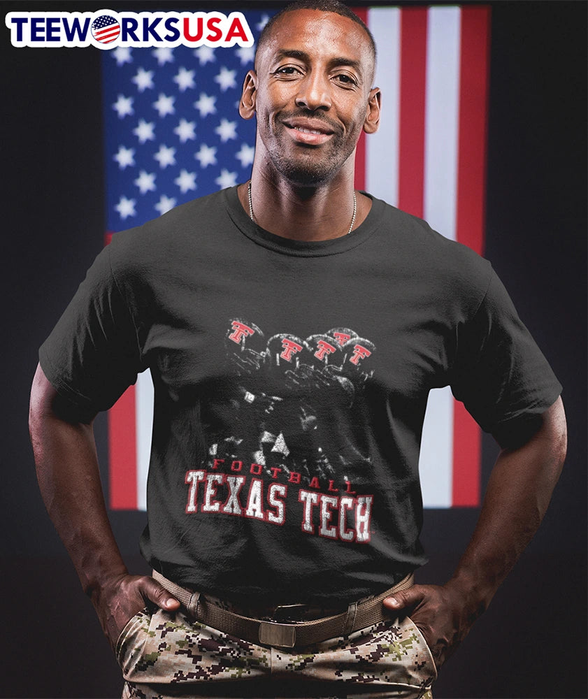 Texas Tech Line Up Football - Adult & Kids T-Shirts, Sweatshirts & Hoodies apparel design preview 1