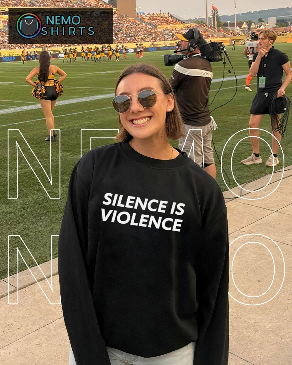 Silence Is Violence - Adult & Kids T-Shirts, Sweatshirts & Hoodies apparel design preview 6