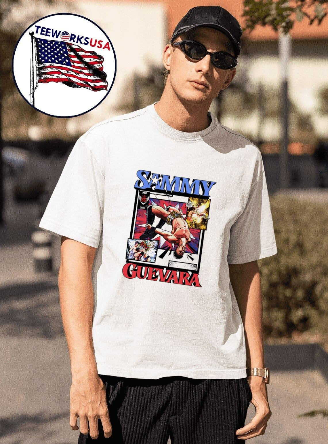 Sammy Guevara comic graphic - Adult & Kids T-Shirts, Sweatshirts & Hoodies apparel design preview 1