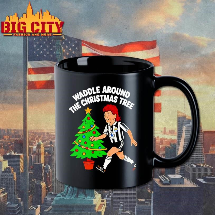 Waddle Around The Christmas Tree Newcastle - Adult & Kids T-Shirts, Sweatshirts & Hoodies apparel design preview 3