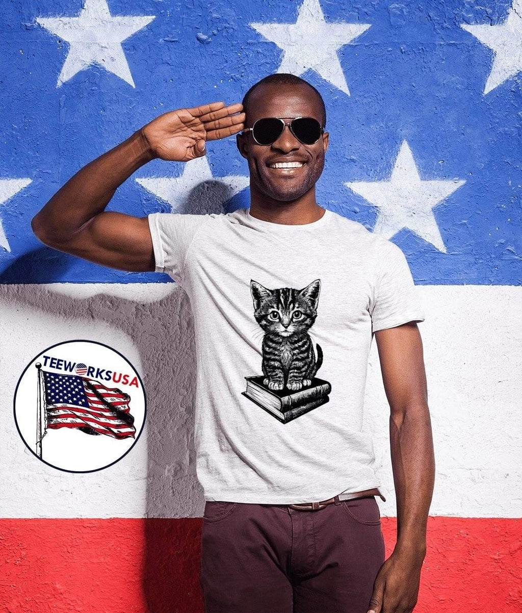 Just One More Chapter Cat - Adult & Kids T-Shirts, Sweatshirts & Hoodies apparel design preview 1