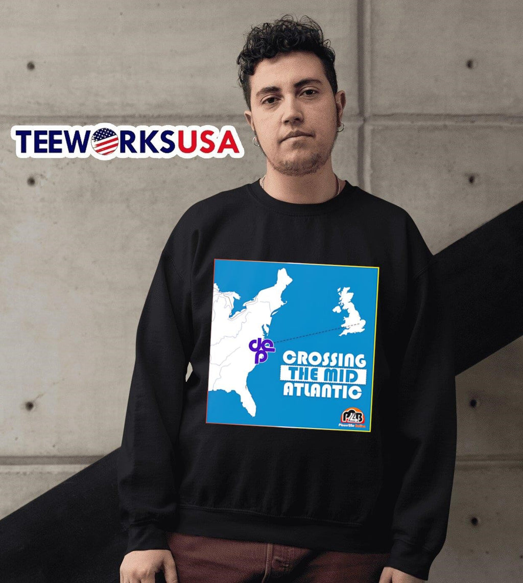 Memphis Continental crossing the mid Atlantic - Adult & Kids T-Shirts, Sweatshirts & Hoodies apparel design preview 3