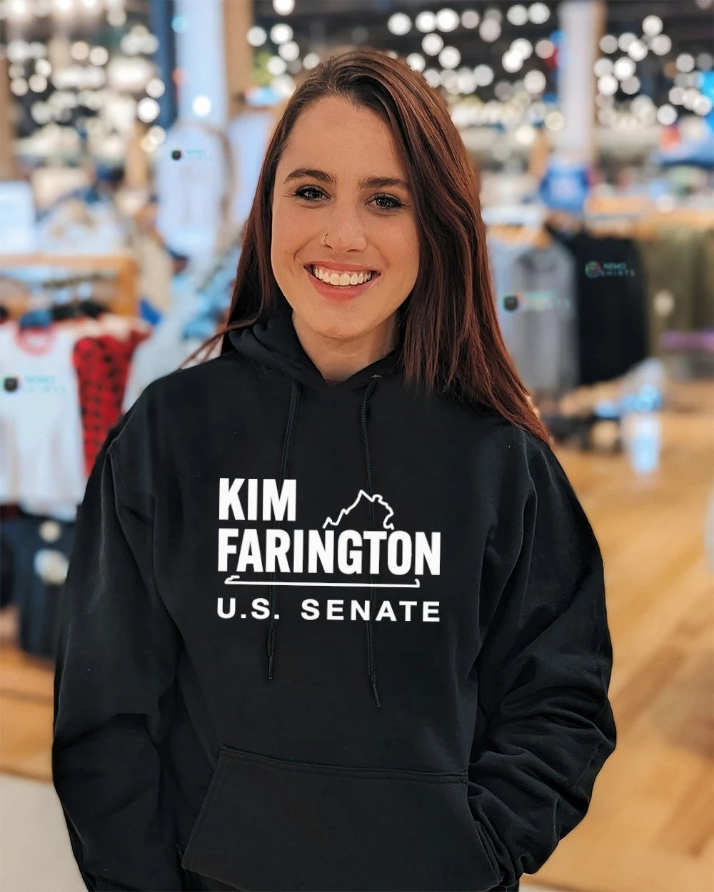 Kim Farington for US Senate 2026 Political Campaign - Adult & Kids T-Shirts, Sweatshirts & Hoodies apparel design preview 5