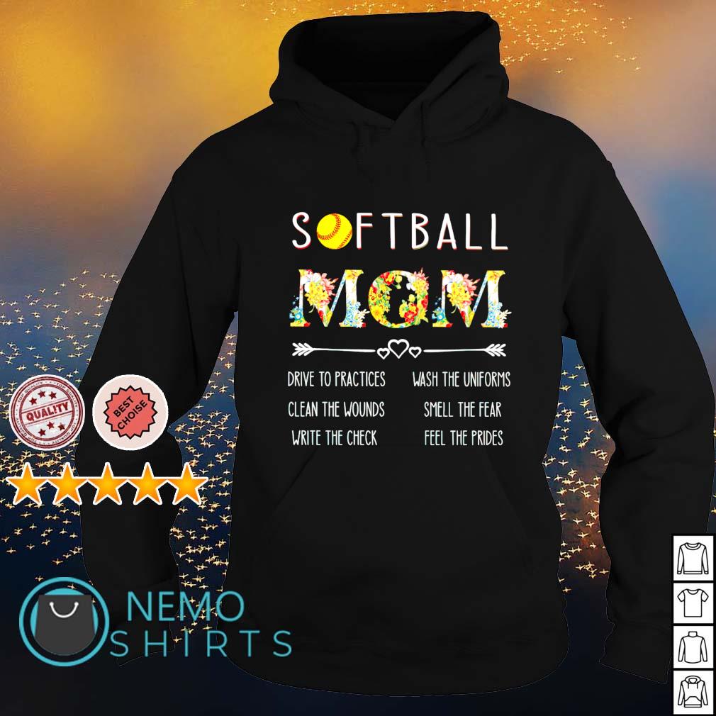 Softball Mom drive to practives - Adult & Kids T-Shirts, Sweatshirts & Hoodies apparel design preview 2