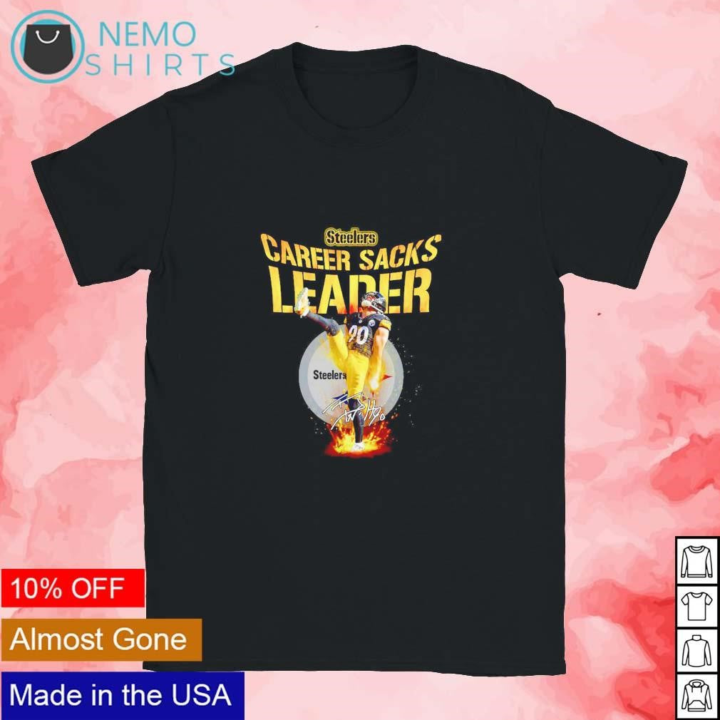 Steelers Career Sacks leader signature - Adult & Kids T-Shirts, Sweatshirts & Hoodies apparel design preview 1