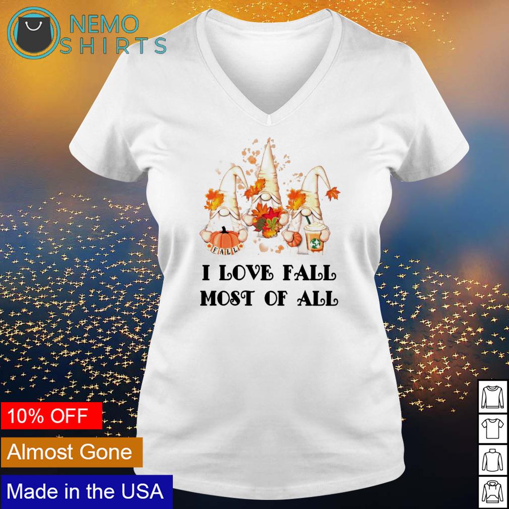 Gnomies I love fall most of all 2021 - Adult & Kids T-Shirts, Sweatshirts & Hoodies apparel design preview 5