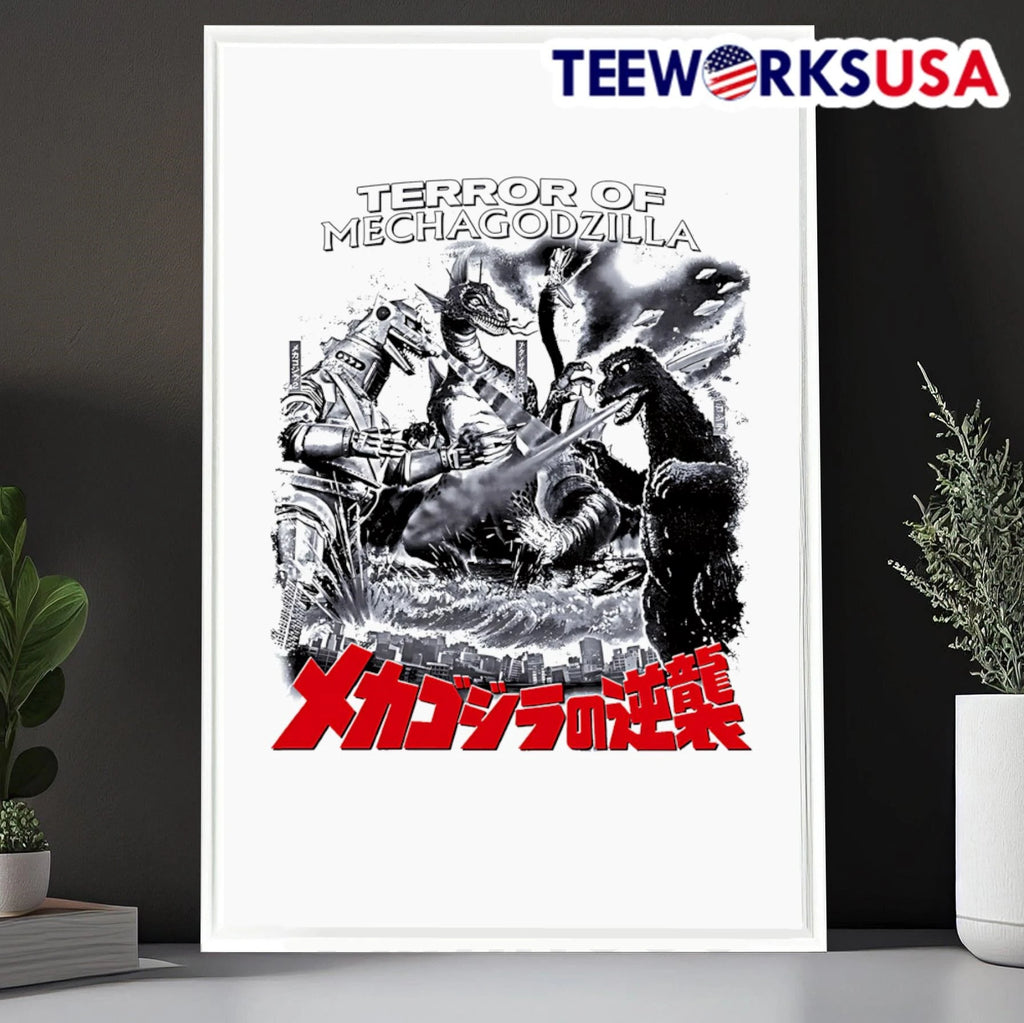 Terror Of Mechagodzilla Godzilla And Titanosaurus - Adult & Kids T-Shirts, Sweatshirts & Hoodies apparel design preview 6