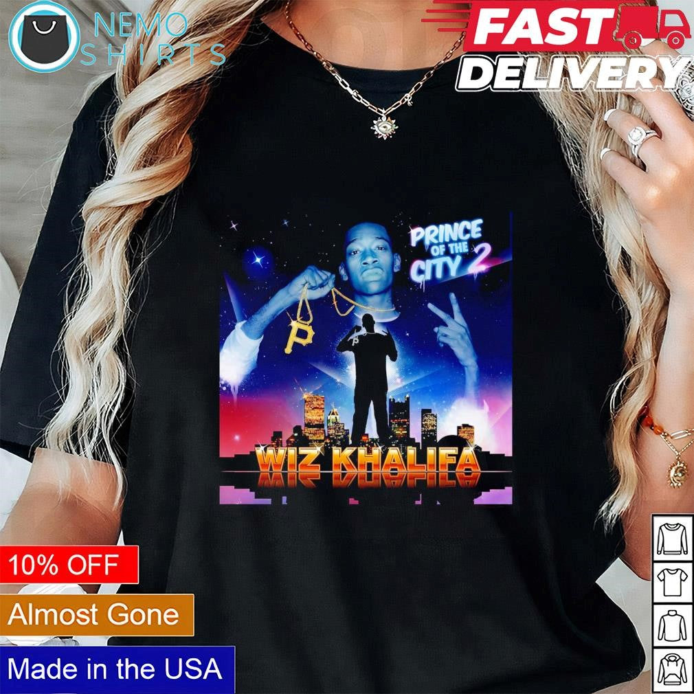 Wiz Khalifa Prince of the City 2 - Adult & Kids T-Shirts, Sweatshirts & Hoodies apparel design preview 1