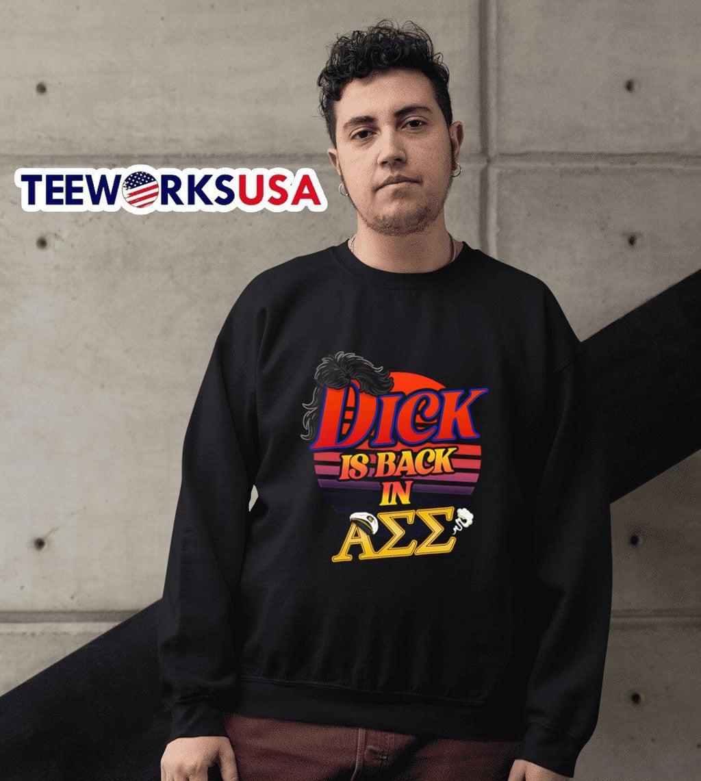 Dick is back in ΑΣΣ - Adult & Kids T-Shirts, Sweatshirts & Hoodies apparel design preview 6