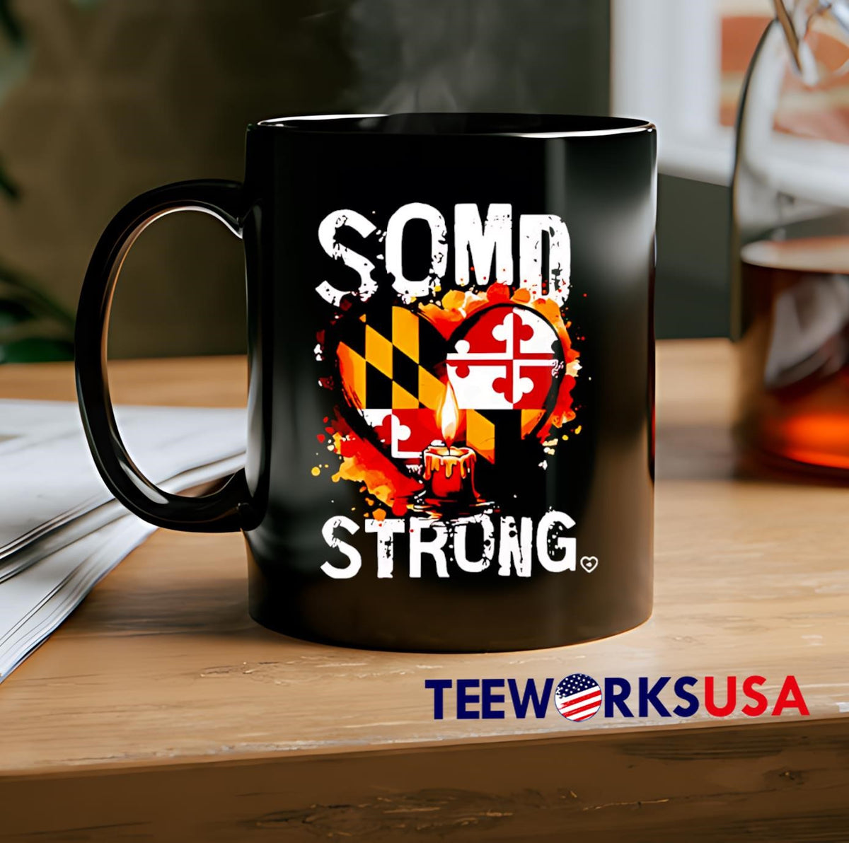 SOMD Strong Southern Maryland retro - Adult & Kids T-Shirts, Sweatshirts & Hoodies apparel design preview 2