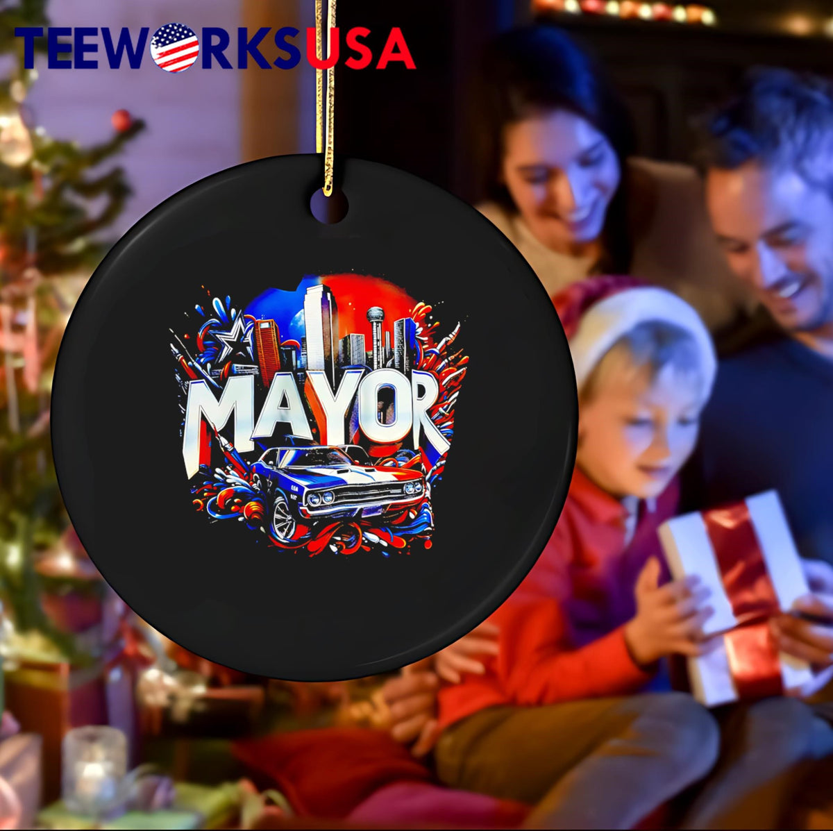 Mayor car Men And Women Custom Printed - Adult & Kids T-Shirts, Sweatshirts & Hoodies apparel design preview 4
