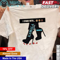 Kamala Harris heels beat Trump I stand with blue - Adult & Kids T-Shirts, Sweatshirts & Hoodies apparel design preview 1