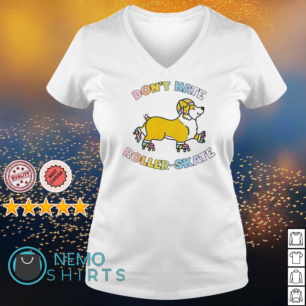 Corgi don't hate roller-skate - Adult & Kids T-Shirts, Sweatshirts & Hoodies apparel design preview 5
