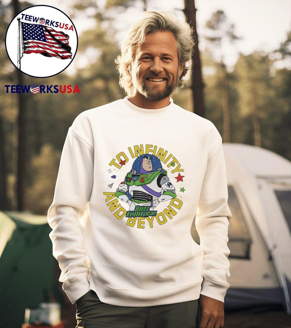 Toy Story Buzz Lightyear To Infinity And Beyond - Adult & Kids T-Shirts, Sweatshirts & Hoodies apparel design preview 3