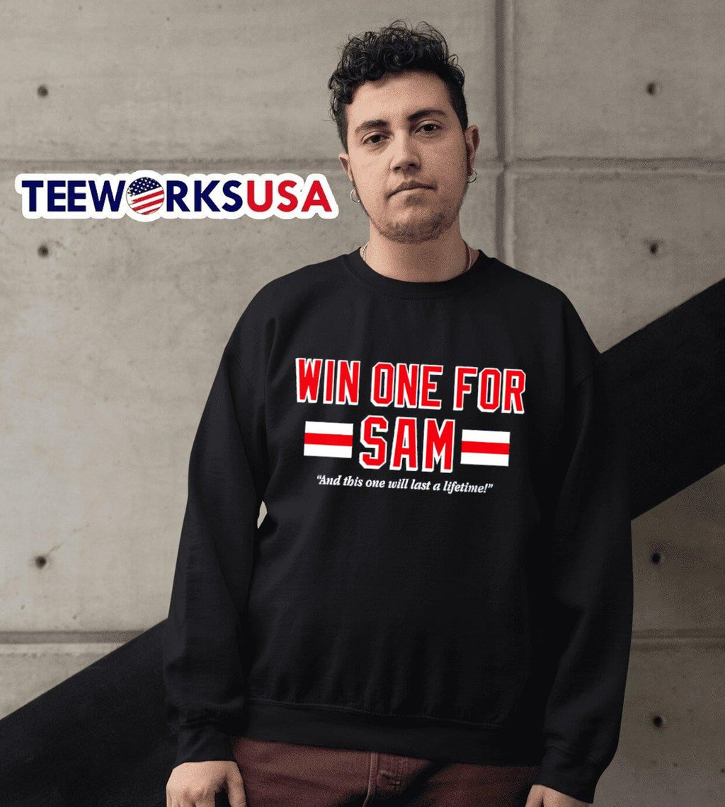 New York Rangers win one for Sam Rosen and this will - Adult & Kids T-Shirts, Sweatshirts & Hoodies apparel design preview 3