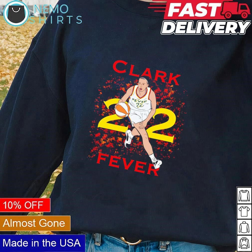 Caitlin Clark Indiana Fever number 22 cartoon - Adult & Kids T-Shirts, Sweatshirts & Hoodies apparel design preview 1