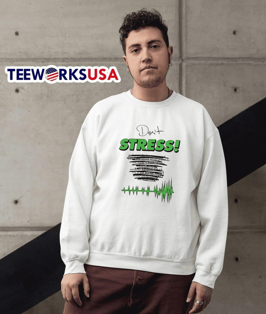 Grey Don't Stress Reincarnation Oversized - Adult & Kids T-Shirts, Sweatshirts & Hoodies apparel design preview 3