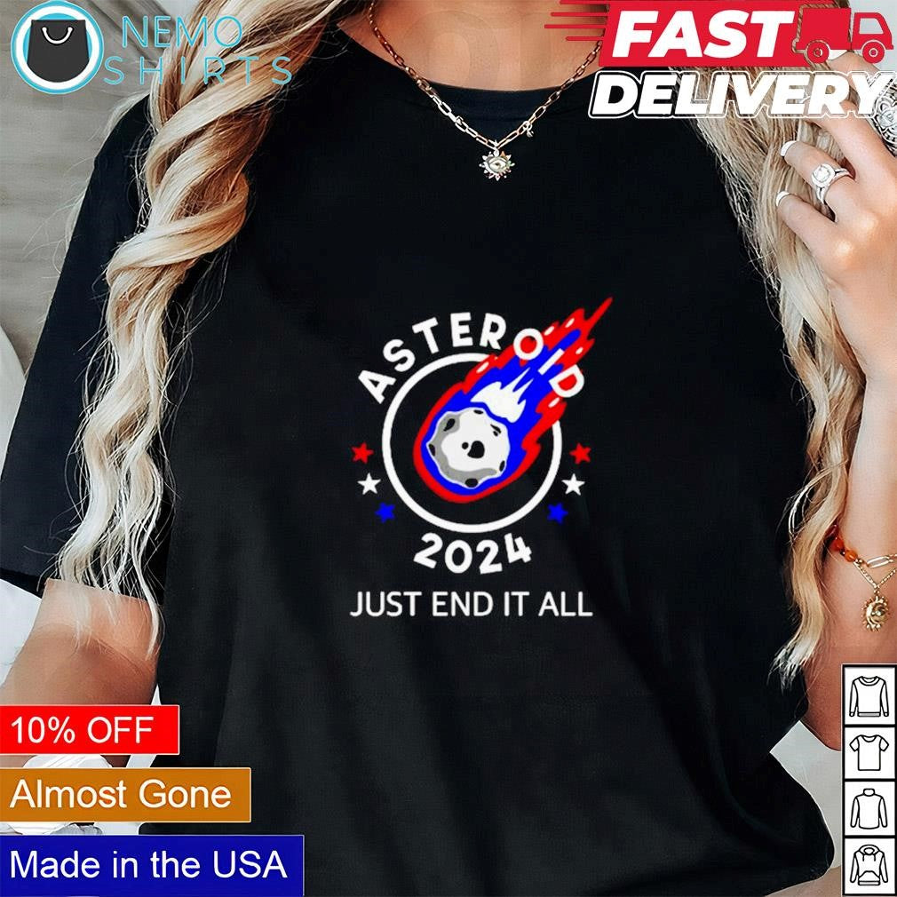 Asteroid 2024 just end it all - Adult & Kids T-Shirts, Sweatshirts & Hoodies product image 3