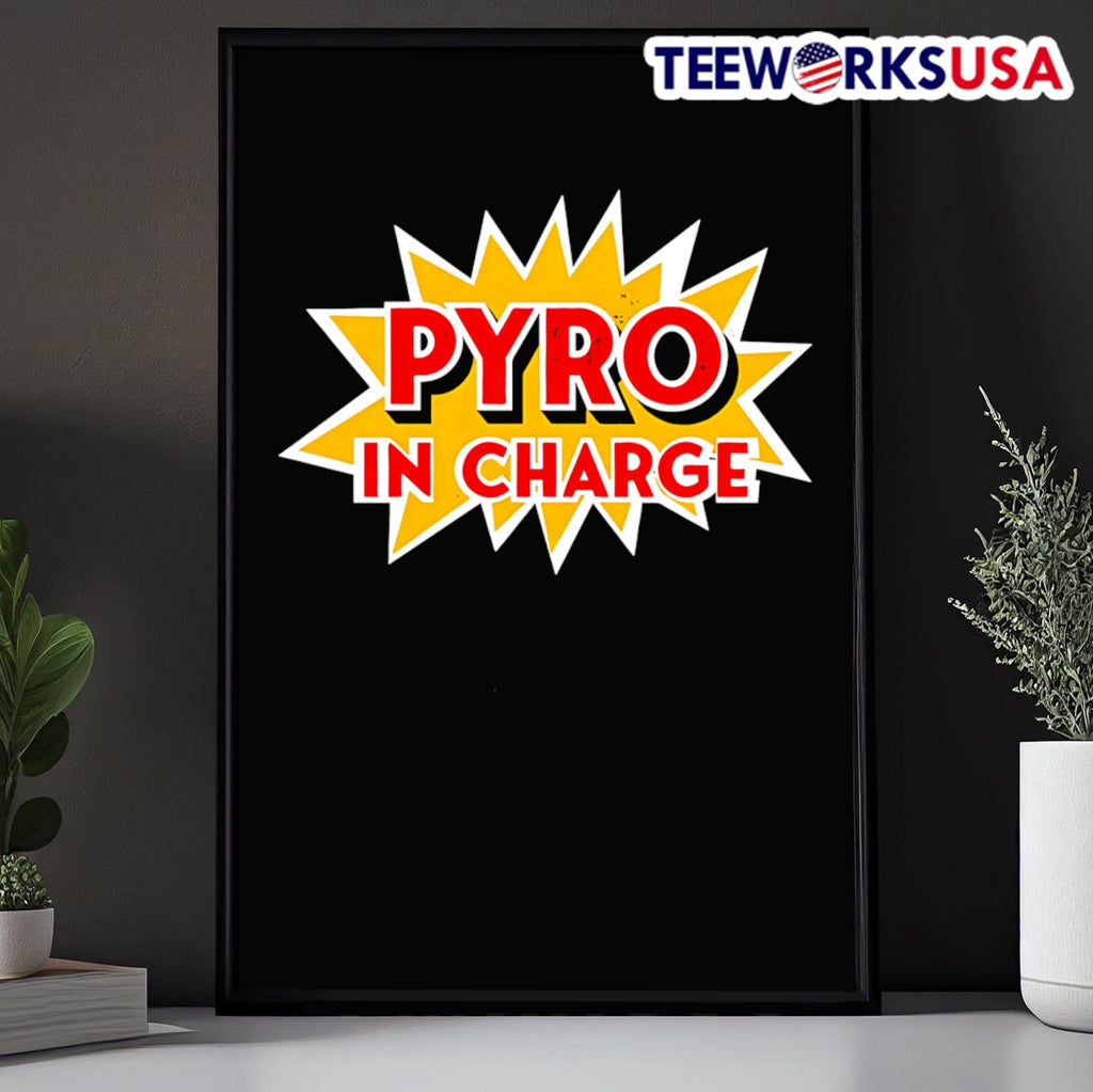 Pyro in Charge - Adult & Kids T-Shirts, Sweatshirts & Hoodies apparel design preview 5