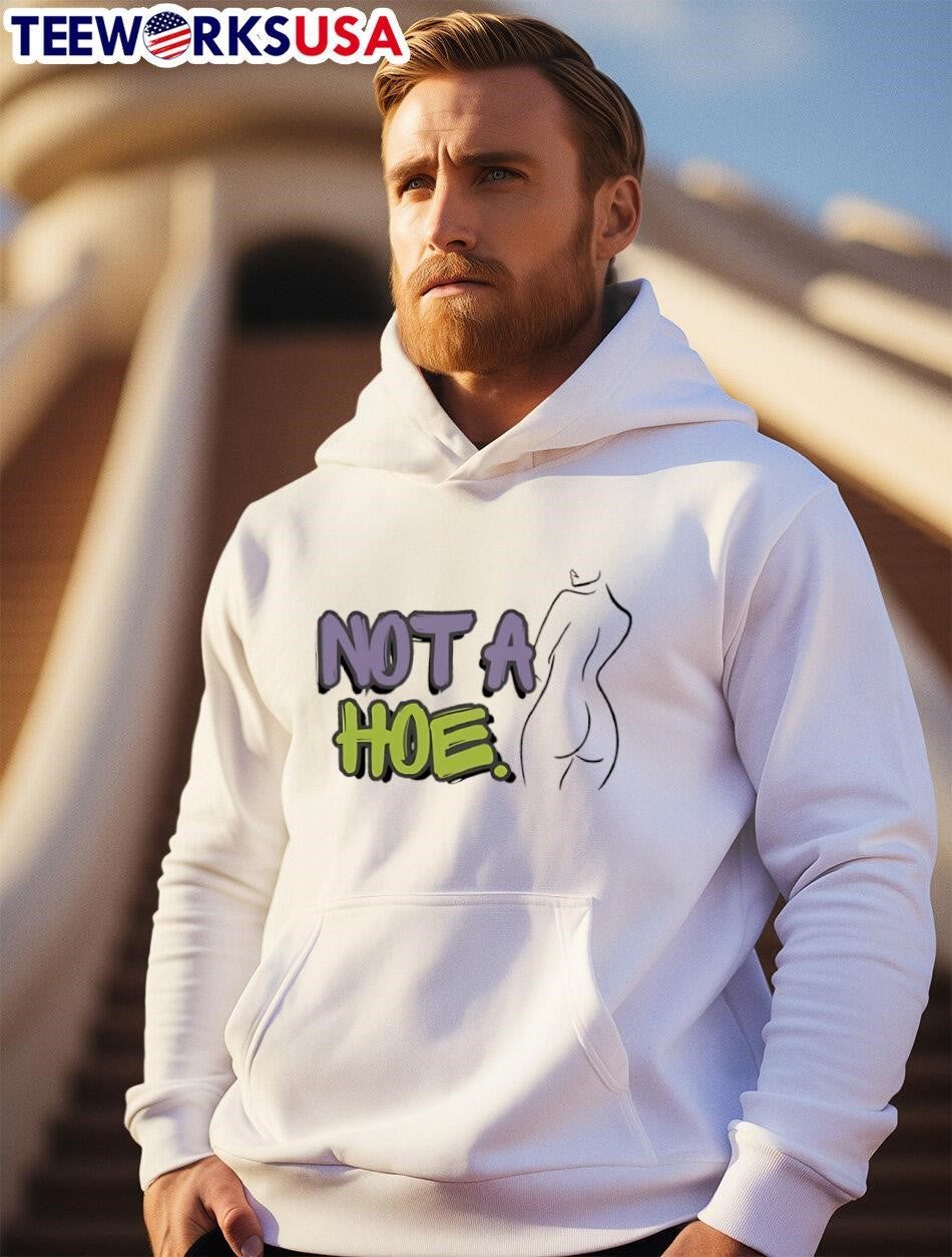 Not A Hoe Hot Mama - Adult & Kids T-Shirts, Sweatshirts & Hoodies apparel design preview 2