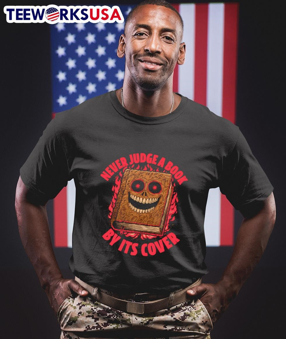 Never judge a book by its cover - Adult & Kids T-Shirts, Sweatshirts & Hoodies apparel design preview 1