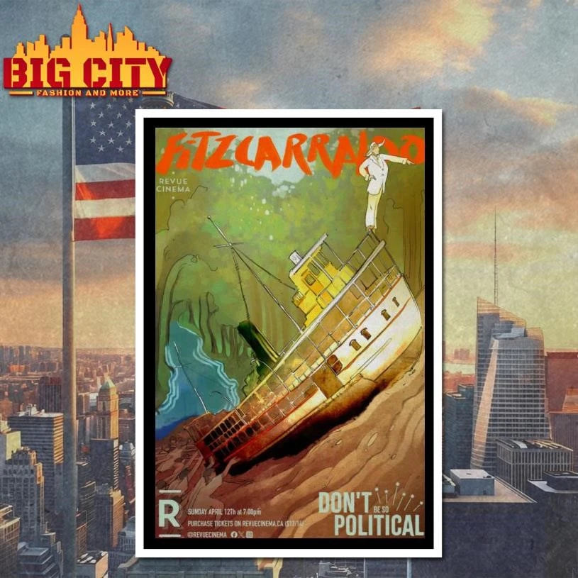 FITZCARRALDO Apr 12 2026 Don't Be So Political Poster - Adult & Kids T-Shirts, Sweatshirts & Hoodies apparel design preview 4