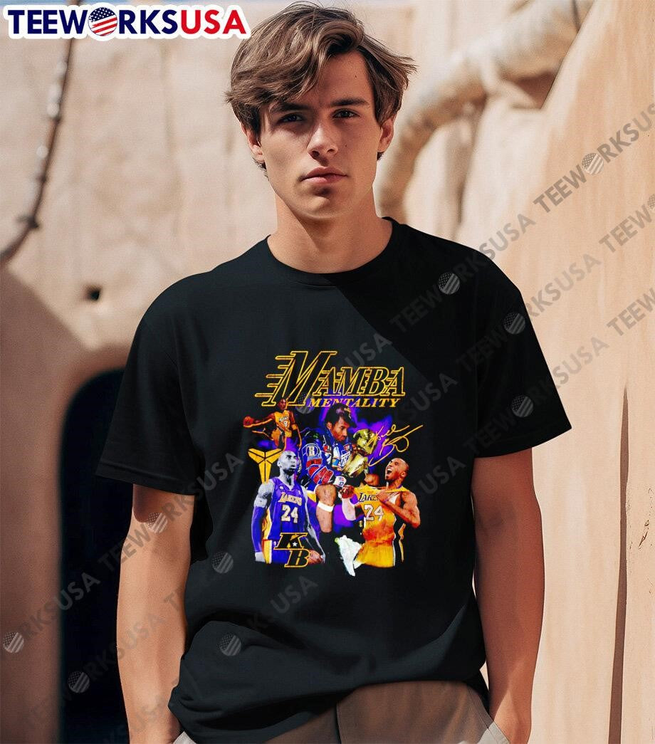 Mamba Mentality graphic retro - Adult & Kids T-Shirts, Sweatshirts & Hoodies apparel design preview 1