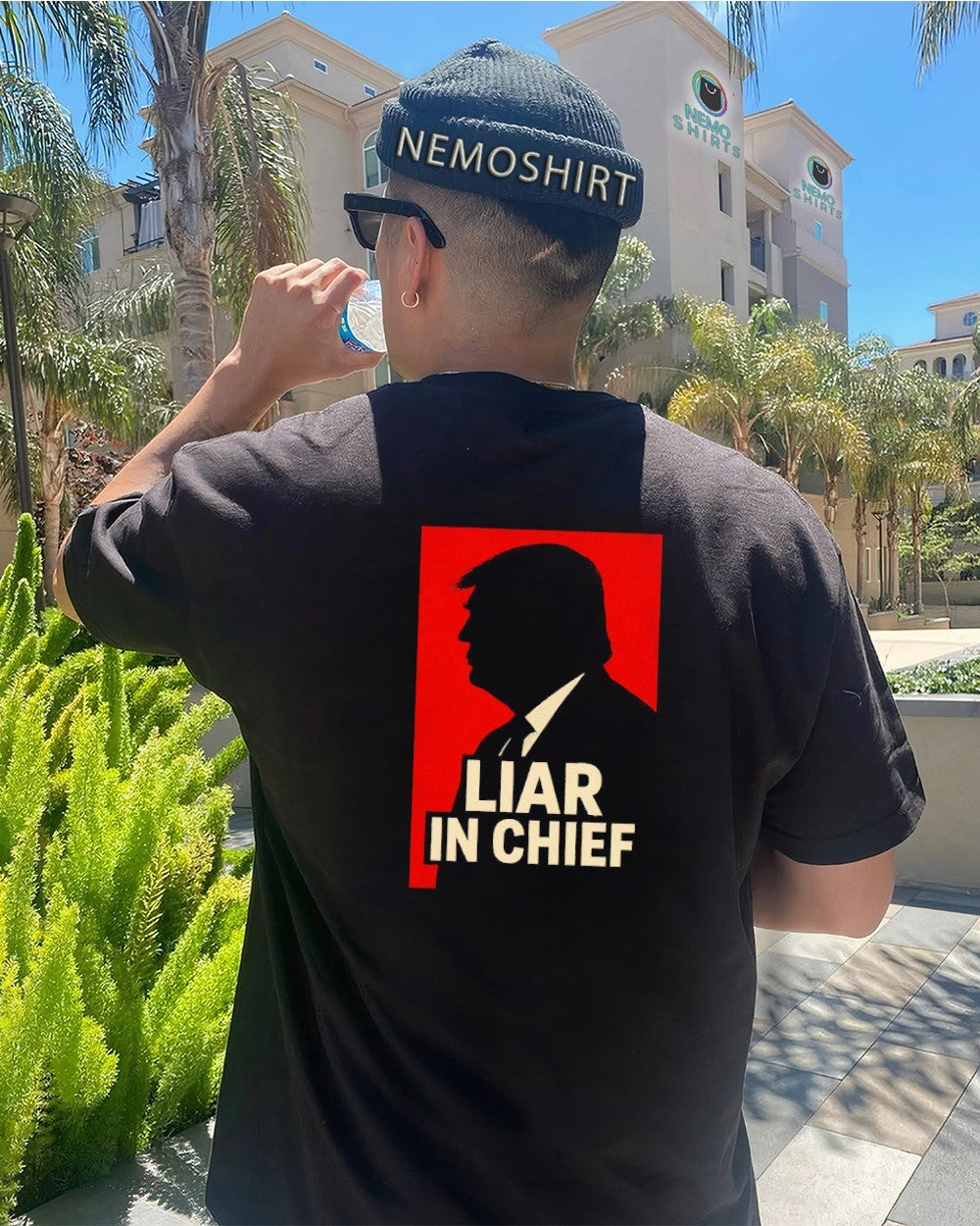 Trump liar in chief - Adult & Kids T-Shirts, Sweatshirts & Hoodies apparel design preview 4