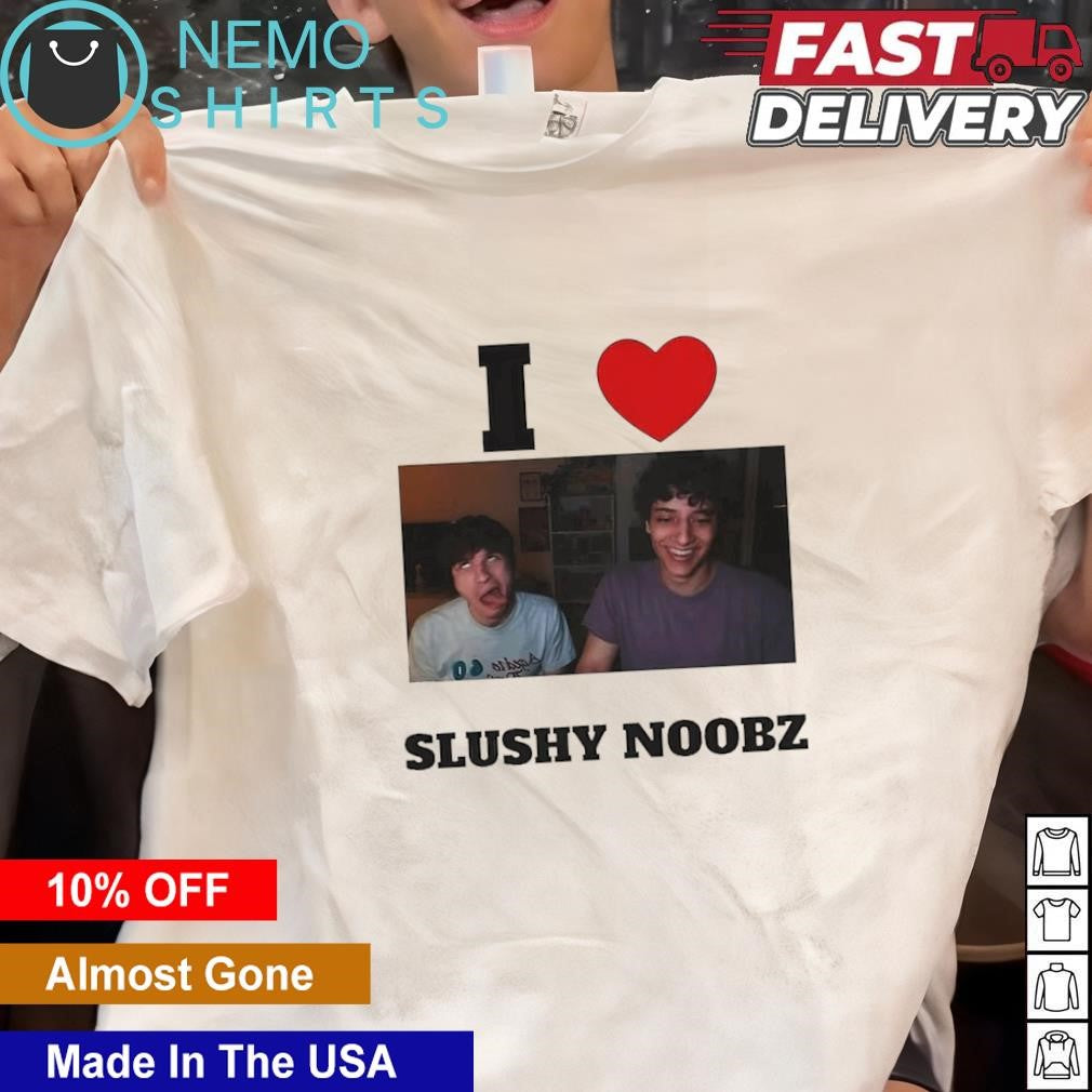 I love Slushy noobz - Adult & Kids T-Shirts, Sweatshirts & Hoodies apparel design preview 1