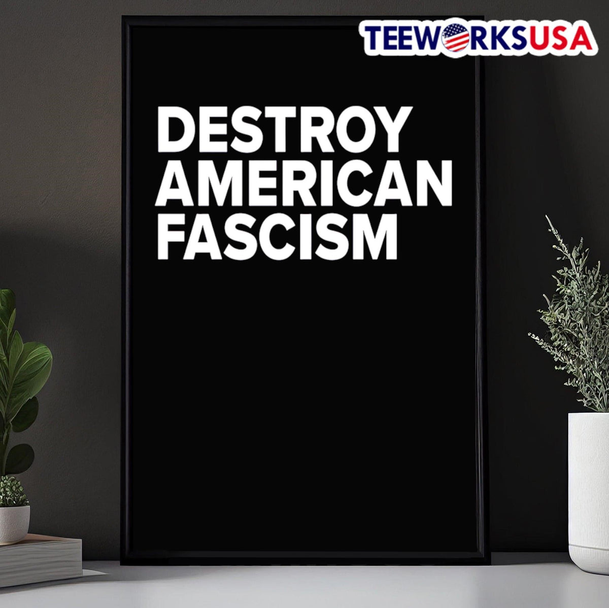 Tom Morello destroy American fascism - Adult & Kids T-Shirts, Sweatshirts & Hoodies apparel design preview 5