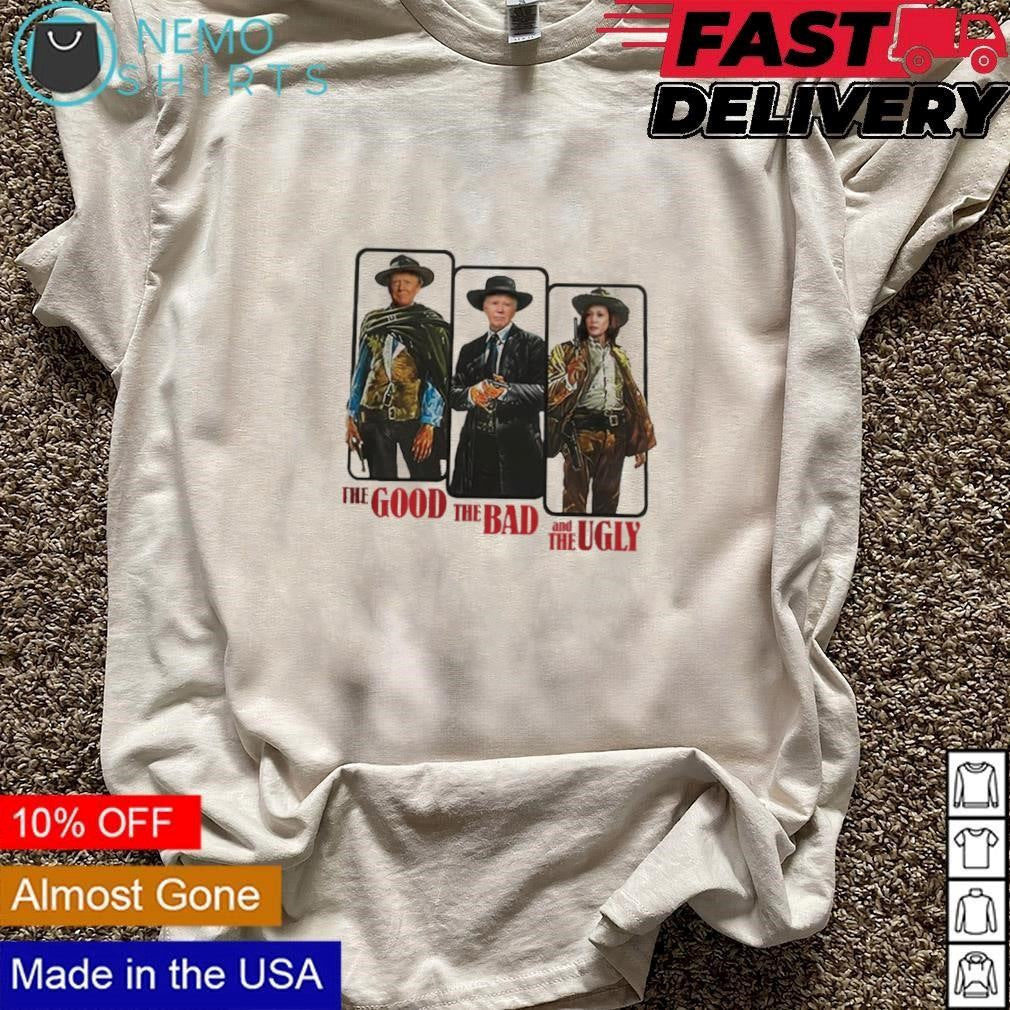 The good bad and ugly Trump Biden Harris - Adult & Kids T-Shirts, Sweatshirts & Hoodies apparel design preview 3