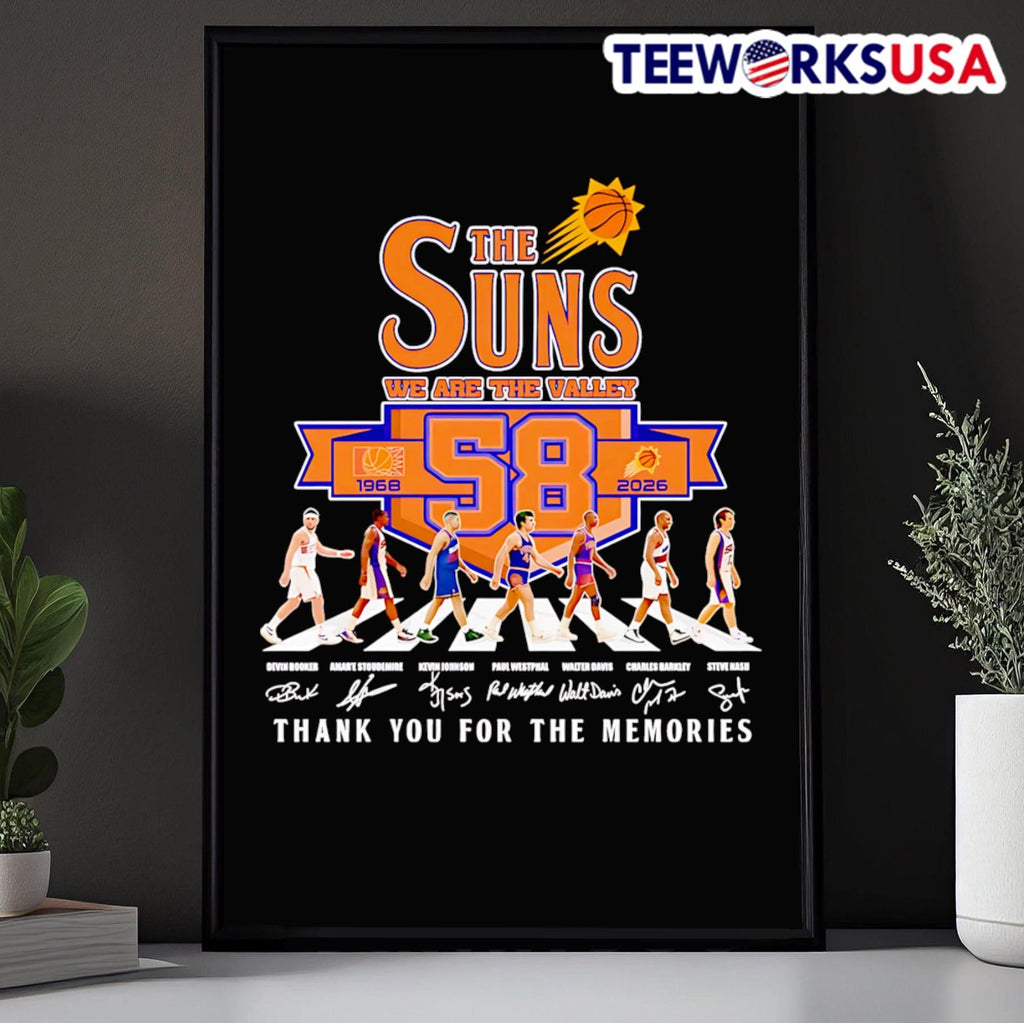 The Suns We Are Valley 1968 2026 Thank You For - Adult & Kids T-Shirts, Sweatshirts & Hoodies apparel design preview 5