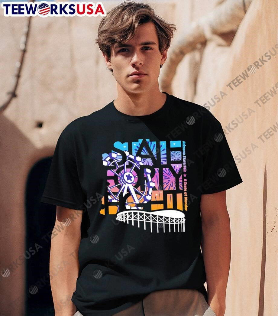 Arizona State Fair A Of Wonder Ferris Wheel Fireworks - Adult & Kids T-Shirts, Sweatshirts & Hoodies apparel design preview 1