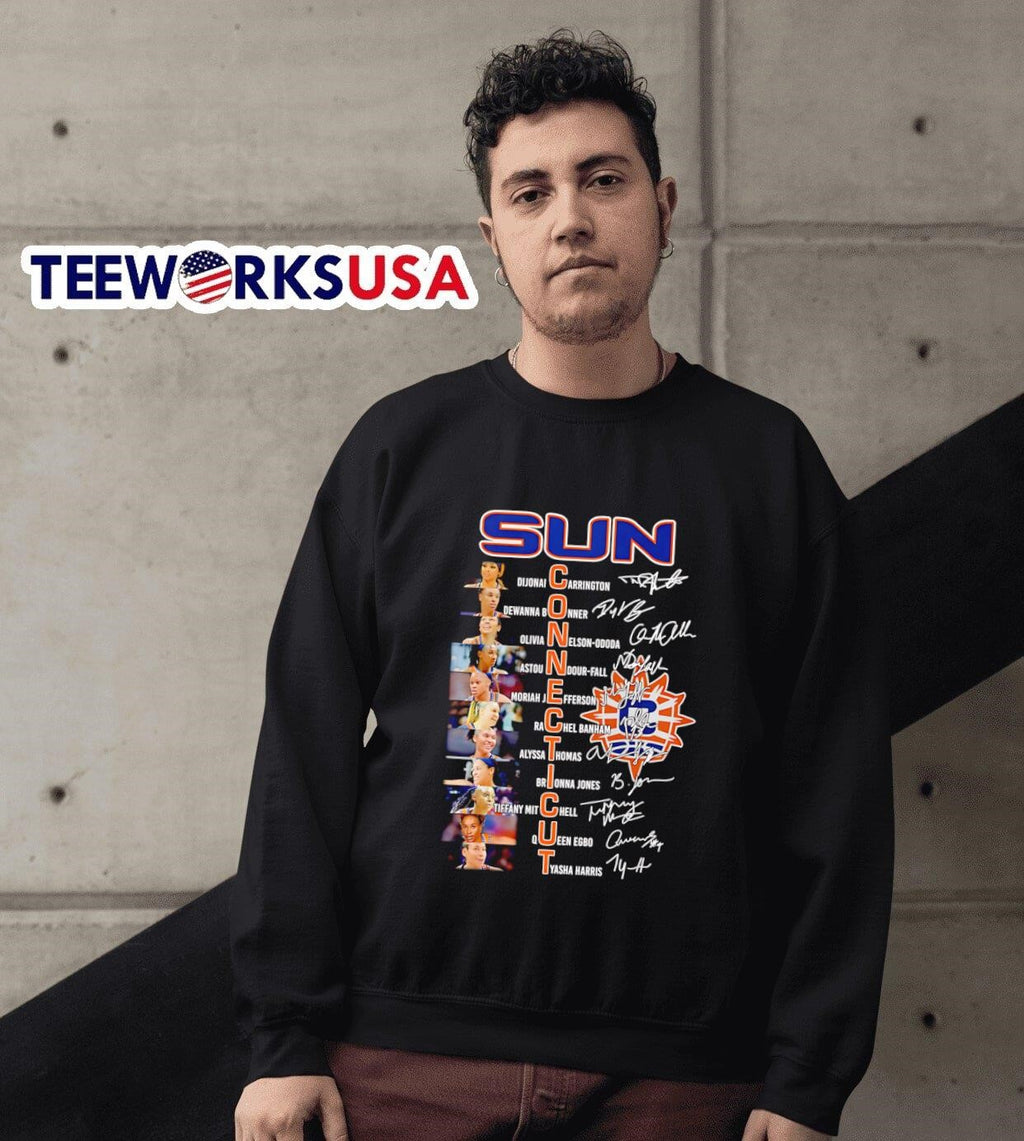Connecticut Sun Dijonai Carrington Dewanna Bonner - Adult & Kids T-Shirts, Sweatshirts & Hoodies apparel design preview 3