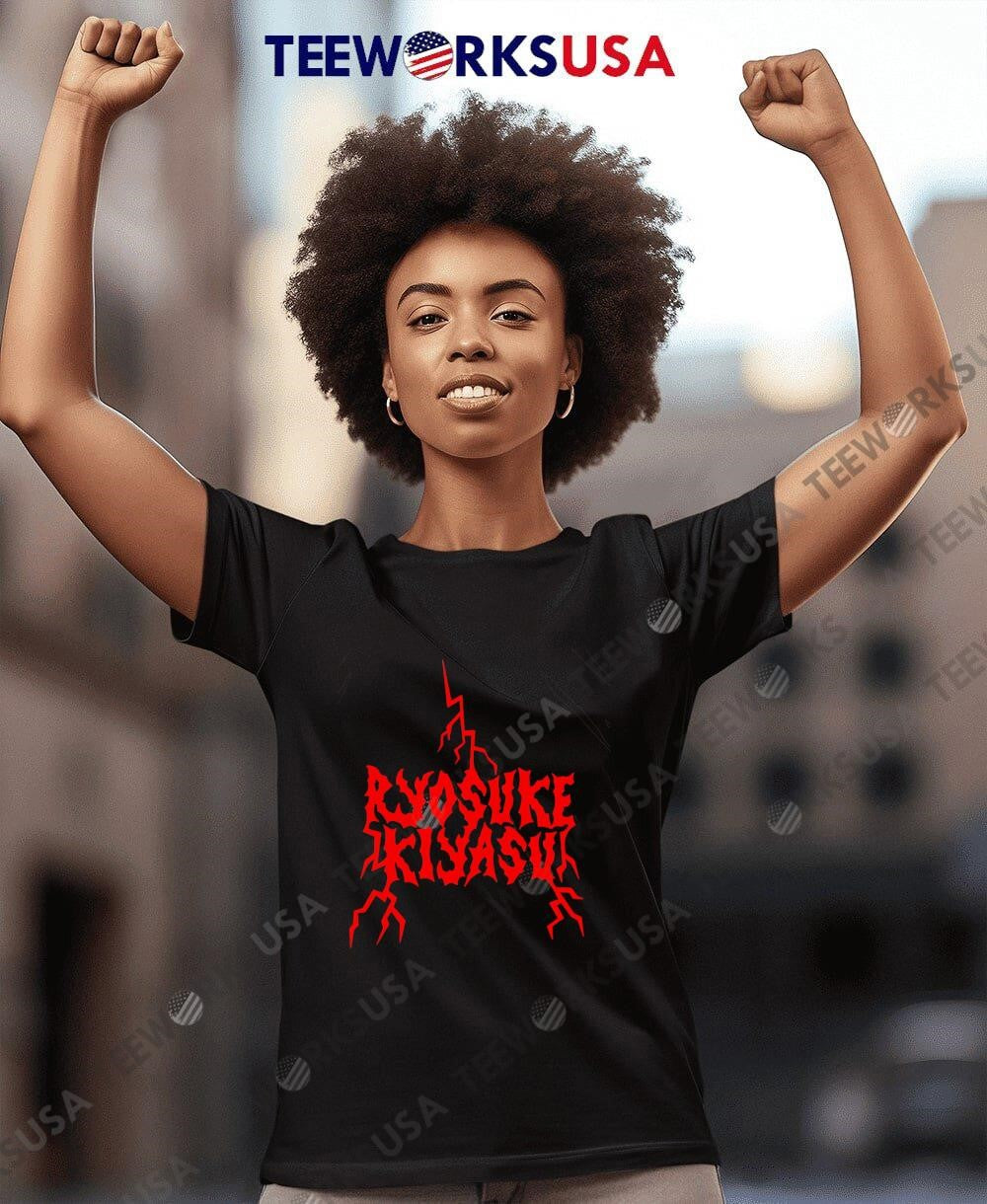 Ryosuke Kiyasu nightning design - Adult & Kids T-Shirts, Sweatshirts & Hoodies apparel design preview 7