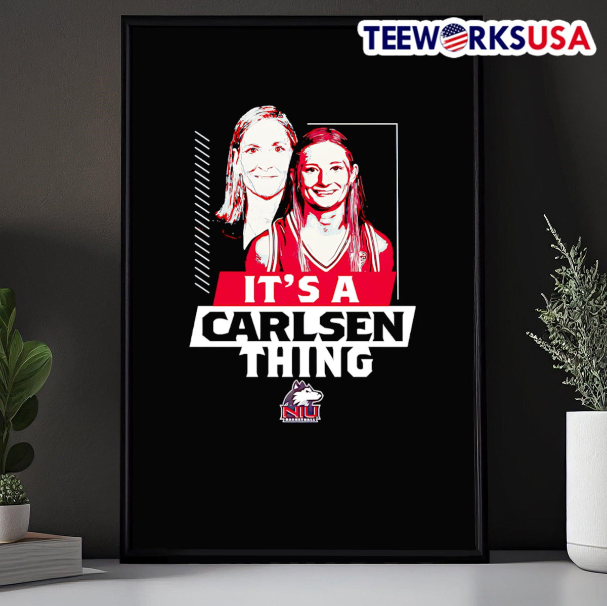 NIU Huskies it's a Carlsen thing - Adult & Kids T-Shirts, Sweatshirts & Hoodies apparel design preview 5