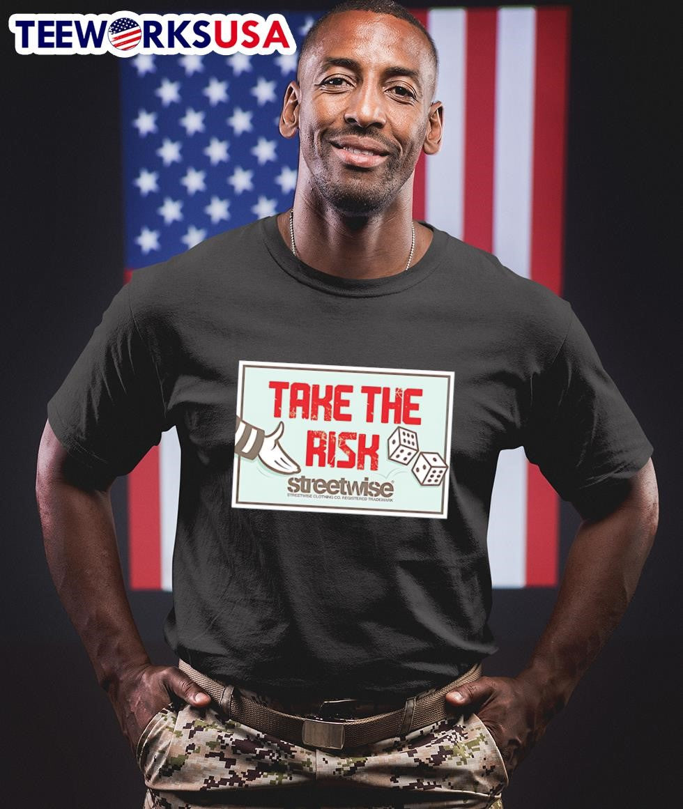 Streetwise take the risk - Adult & Kids T-Shirts, Sweatshirts & Hoodies apparel design preview 1