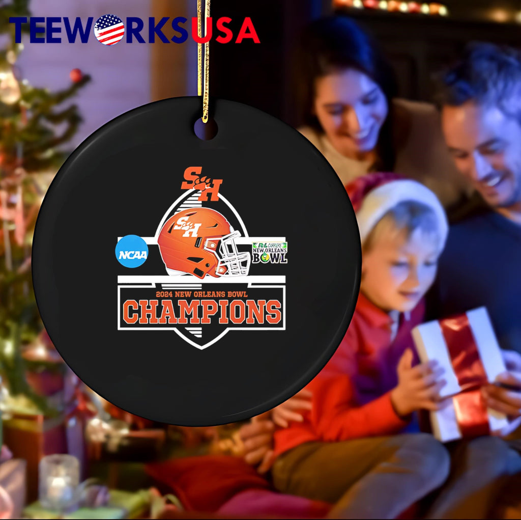 Sam Houston Bearkats Football Defeated Georgia - Adult & Kids T-Shirts, Sweatshirts & Hoodies apparel design preview 4