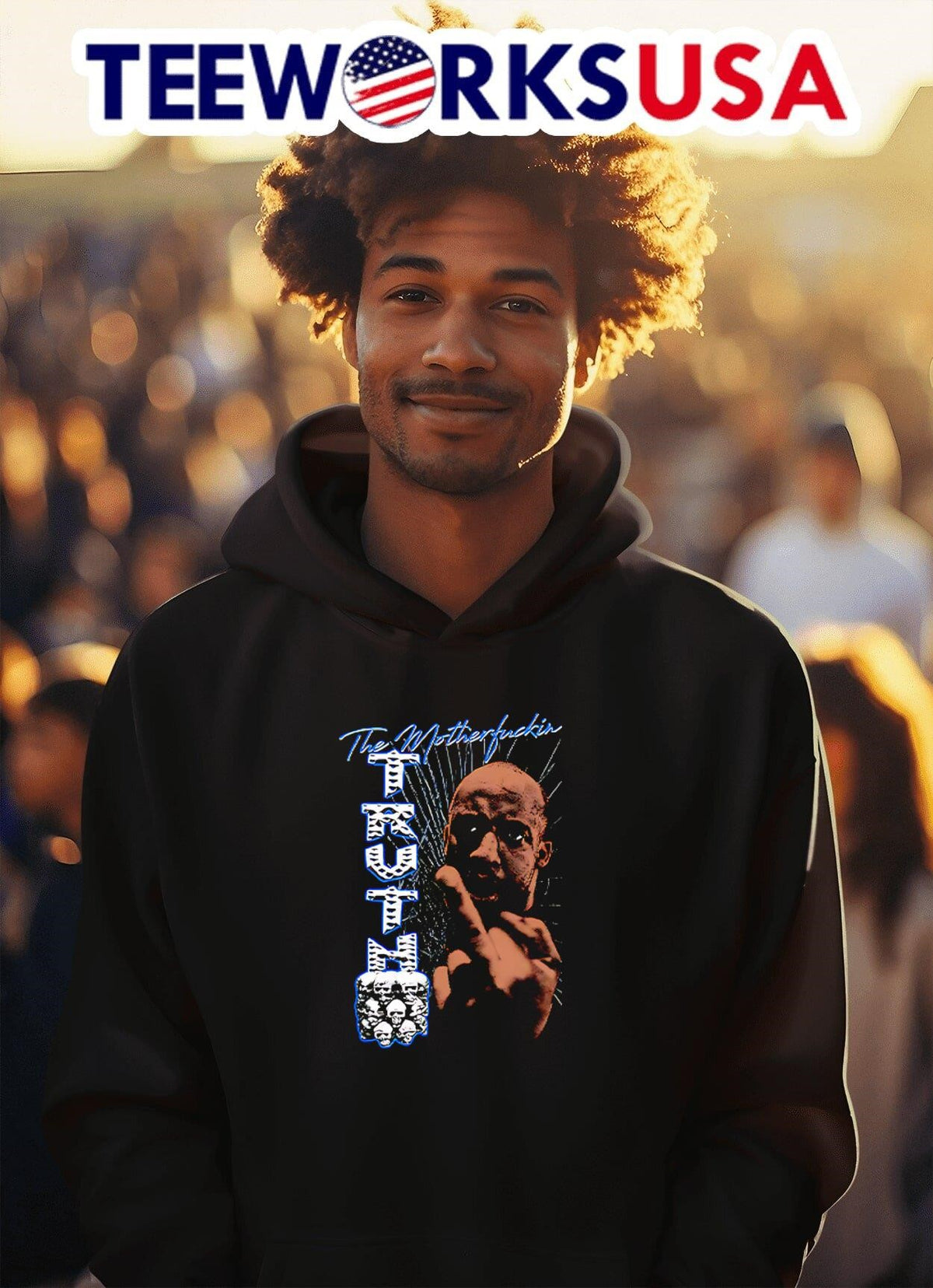 AJ Gray the motherfuckin truth - Adult & Kids T-Shirts, Sweatshirts & Hoodies apparel design preview 2