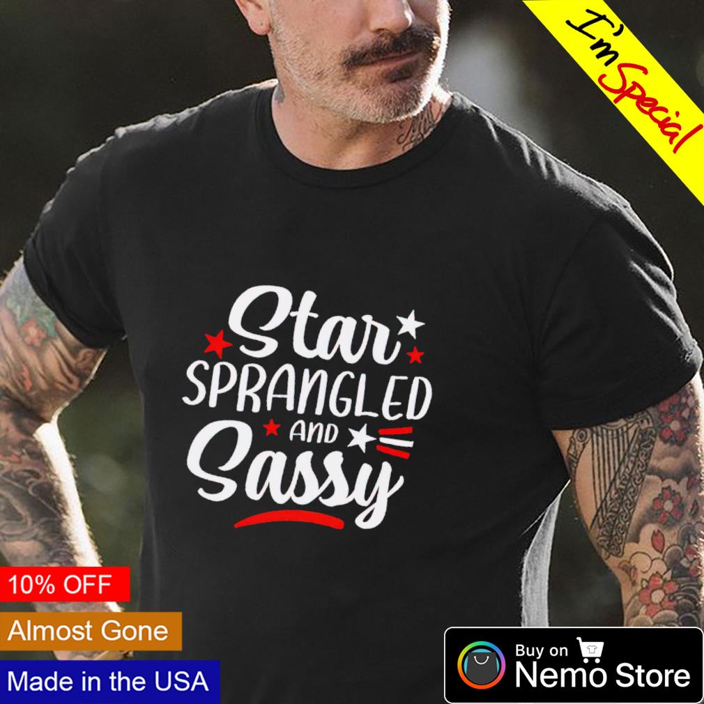 Star spangled and sassy - Adult & Kids T-Shirts, Sweatshirts & Hoodies apparel design preview 4