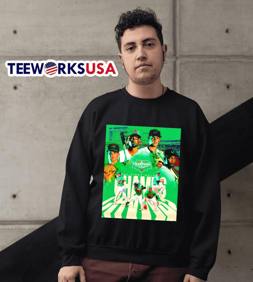 Greensboro Grasshoppers 2024 Champions South Atlantic - Adult & Kids T-Shirts, Sweatshirts & Hoodies apparel design preview 3